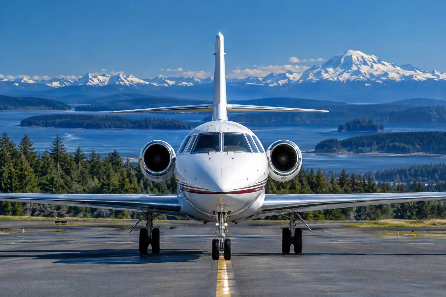 Afternoon on a Seattle runway